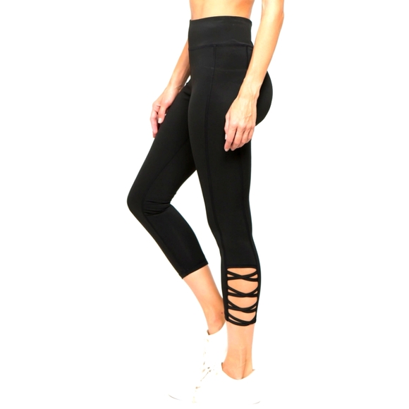 Pants - ANKLE DETAIL LEGGINGS